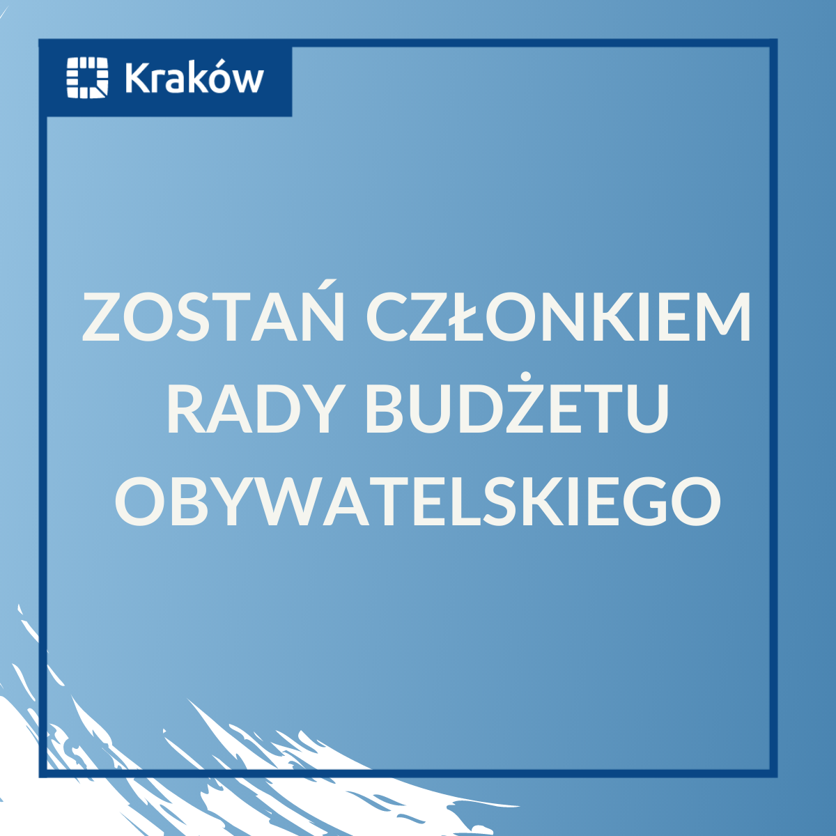 Zostań członkiem Rady Budżetu Obywatelskiego – nabór trwa do 12 marca br.