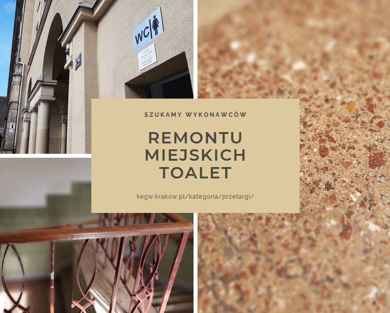Ruszył przetarg na modernizację czterech krakowskich toalet