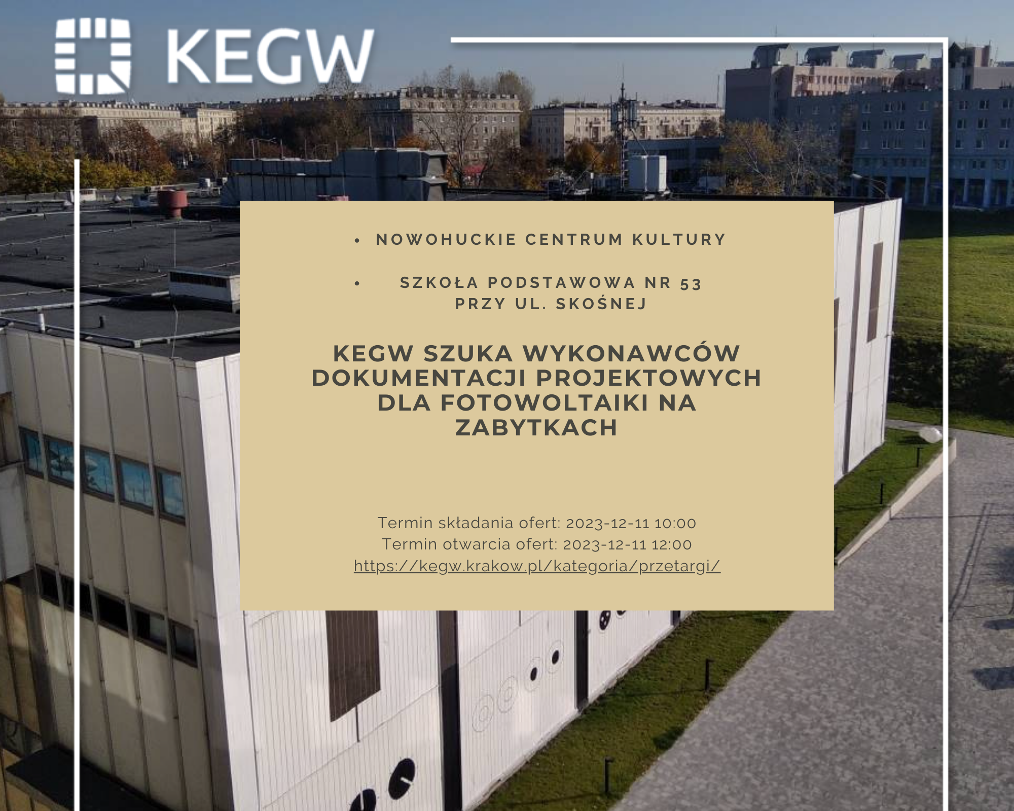 Fotowoltaika na NCK-u i SP nr 53