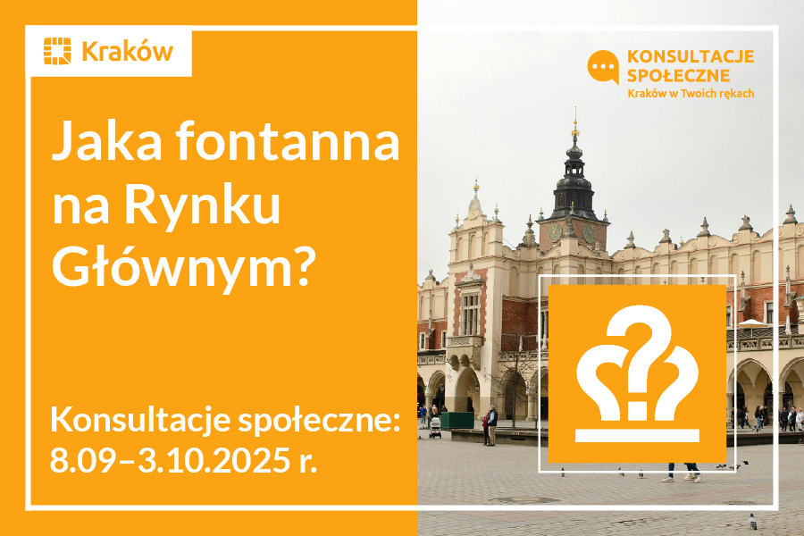 Ruszają konsultacje społeczne  w sprawie nowej fontanny na Rynku Głównym