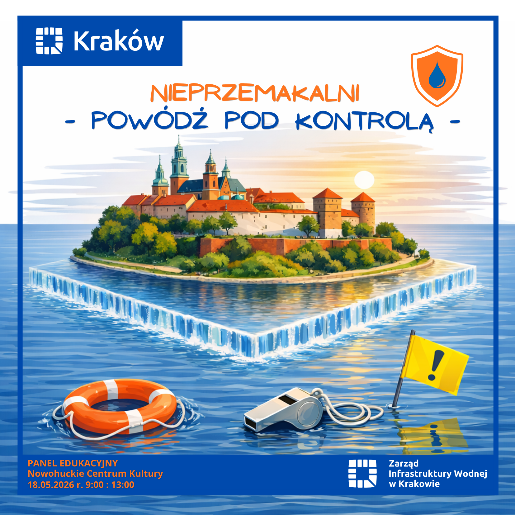 „Nieprzemakalni – powódź pod&nbsp;kontrolą”: Panel edukacyjny dla krakowskich licealistów