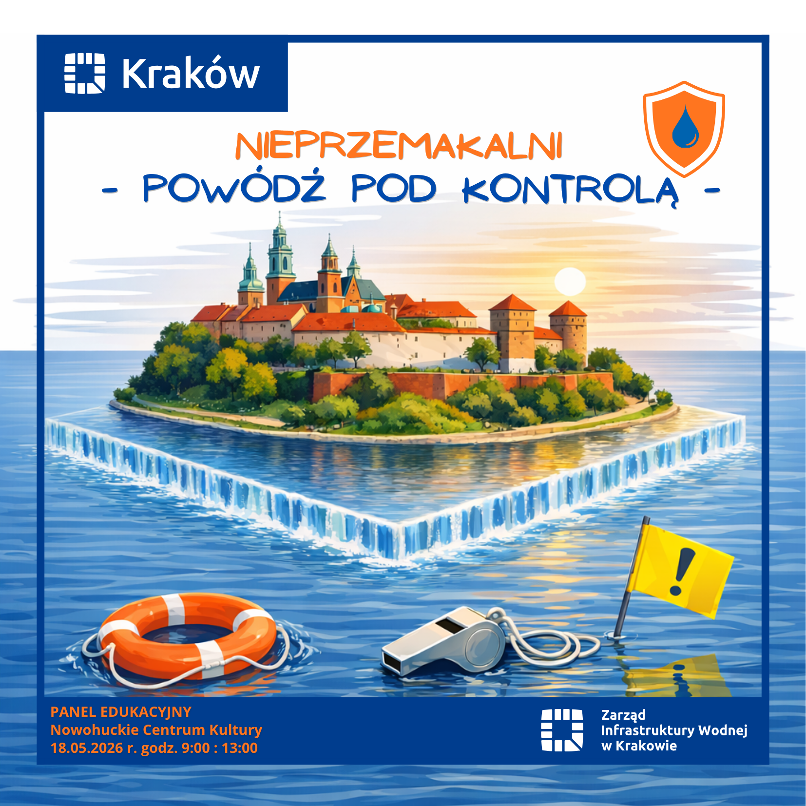 „Nieprzemakalni – powódź pod&nbsp;kontrolą”: Panel edukacyjny dla krakowskich licealistów